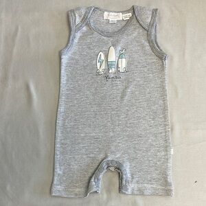 Earth Nymph Baby Newborn Romper with Surfboard Print